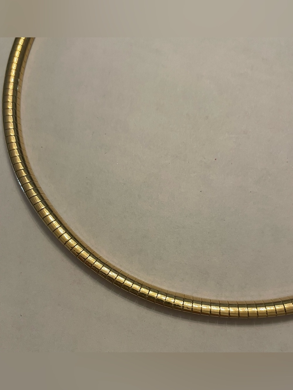 Vintage Signed Avon Gold Tone Choker Necklace π SALE - Picture 3 of 12